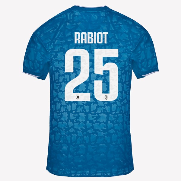 Camiseta Juventus NO.25 Rabiot 3ª 2019/20 Azul